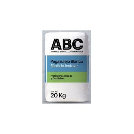Pegazulejo ABC Blanco Ton